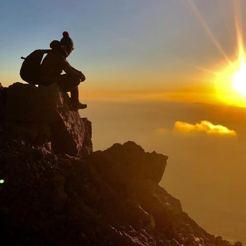 excursion etna 3000 at sunset